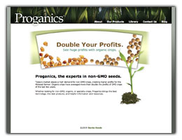 Proganics website